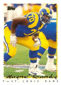 Wayne Gandy St. Louis Rams 1995 Topps NFL #81